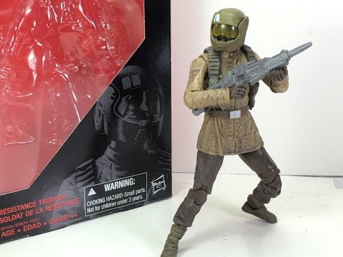 Star Wars Force Awakens Black Series 6 Inch Resistance Trooper Review