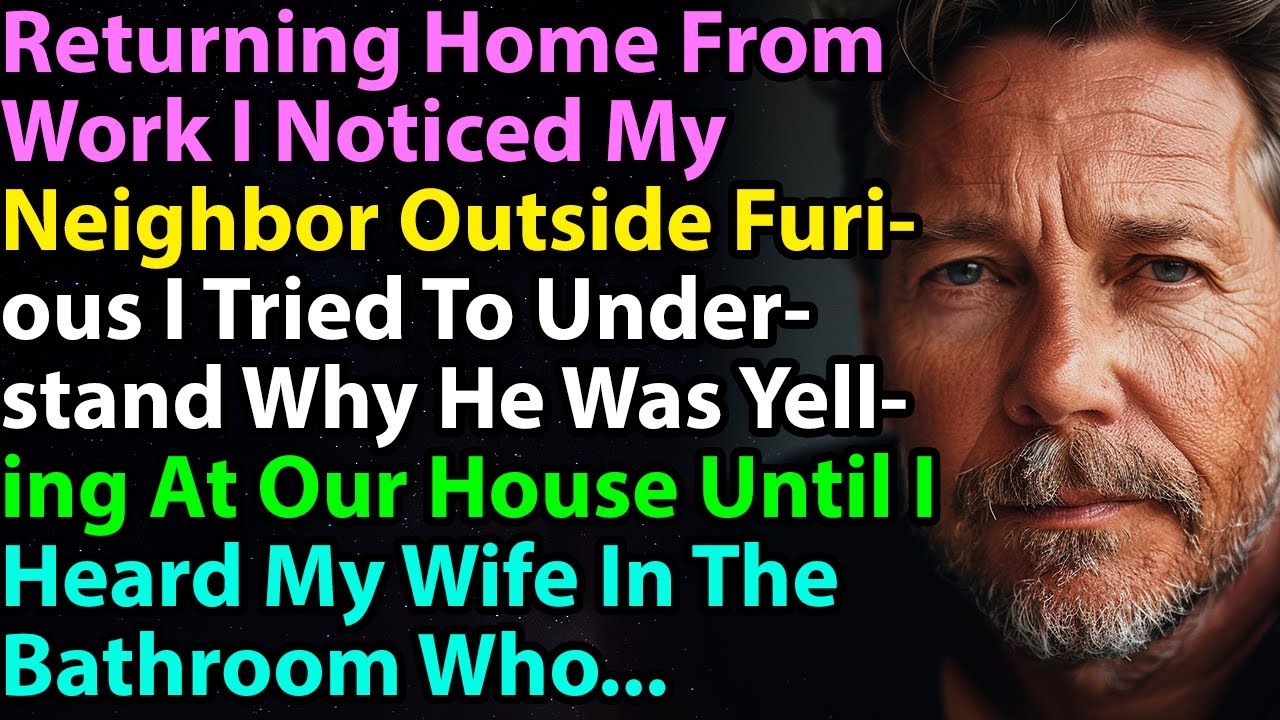 Returning Home From Work I Noticed My Neighbor Outside Furious I Tried To Understand Why He Was...