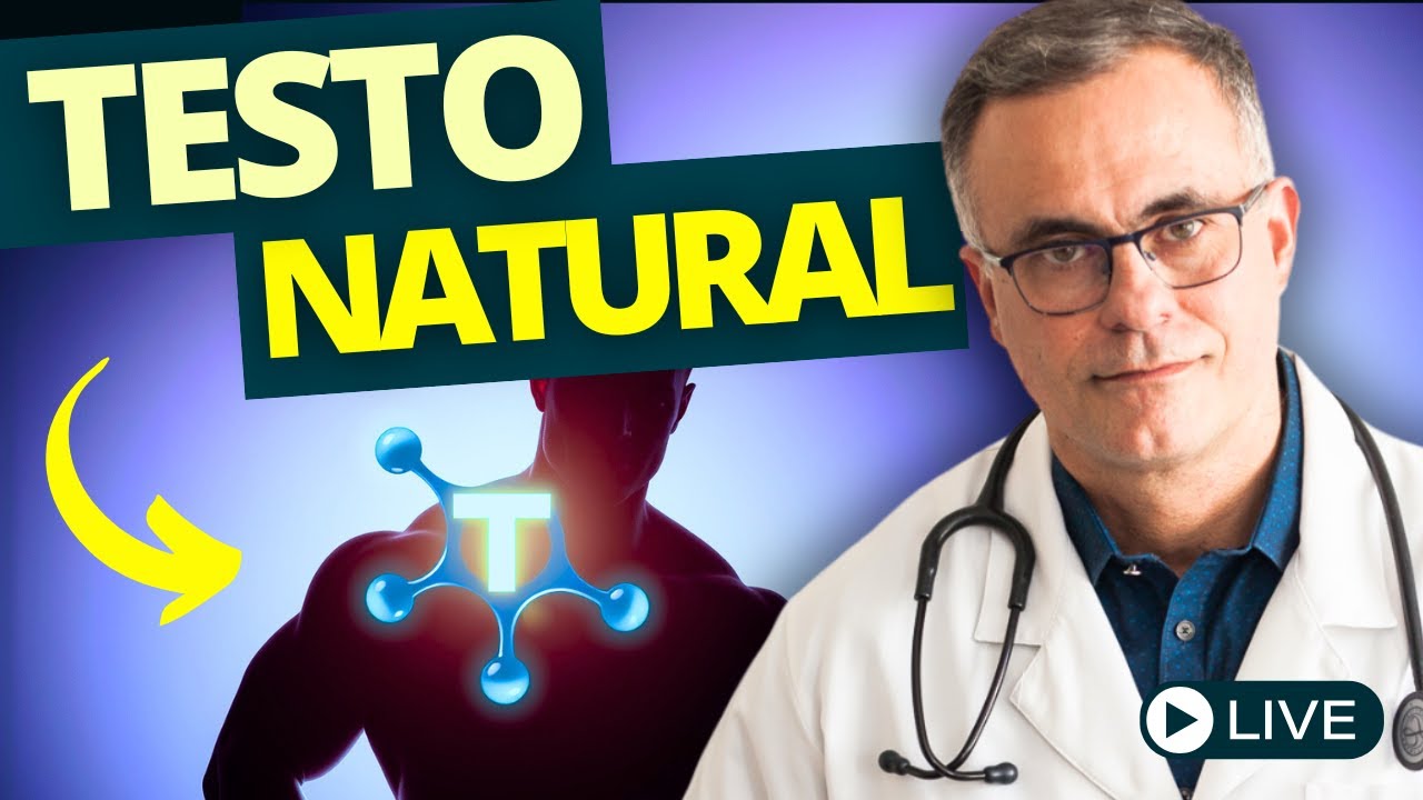 COMO AUMENTAR Sua TESTOSTERONA NATURALMENTE Sem Riscos - Live Completa