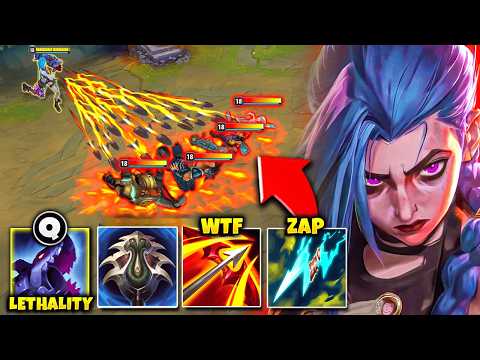 THIS JINX BUILD LOOKS LIKE A LITERAL GLITCH! (UPGRADED ROCKETS)