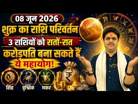 08 June 2026 || शुक्र का राशि परिवर्तन || Shukra Rashi Parivartan || कैसा रहेगा मेष से मीन हाल