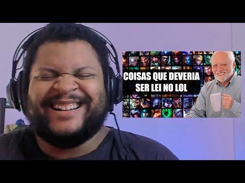 COISAS QUE DEVERIAM SER LEIS NO LEAGUE OF LEGENDS - REACT WOODS