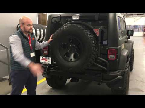 AEV Rear bumper and tire carrier Overview