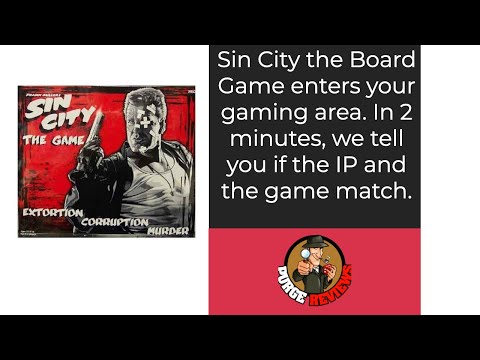 The Purge: # 3340 Sin City: The 2 minute review of the board game based on the movie