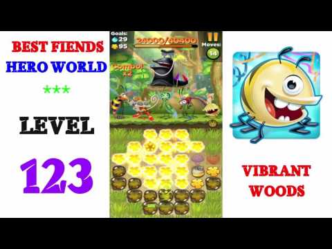 Best Fiends Hero Level 123 - Walkthrough