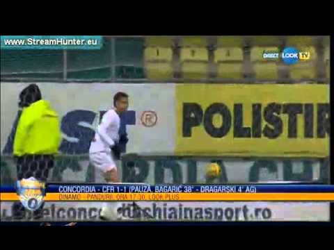 Goal H. Dragarski (OG) CONCORDIA CHIAJNA VS CFR CLUJ  1 - 1