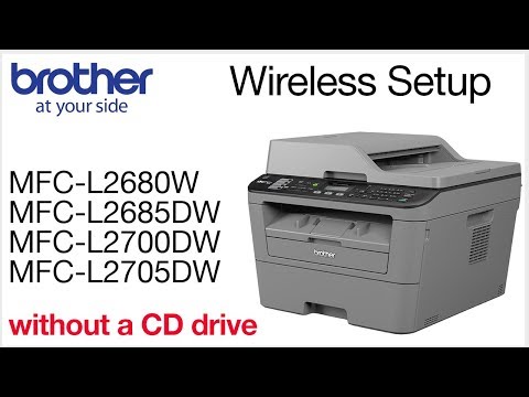 Wireless setup using the control panel | MFCL2700DW  MFCL2685DW MFCL2680W MFCL2705DW