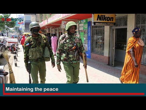 Video: Police quickly disperse anti-finance bill protesters in Nakuru city