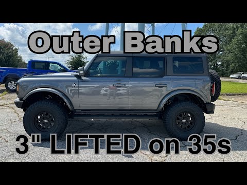2023 Ford BRONCO APEX 3” BDS Lifted on 35s-17” Black Rhino Stadiums