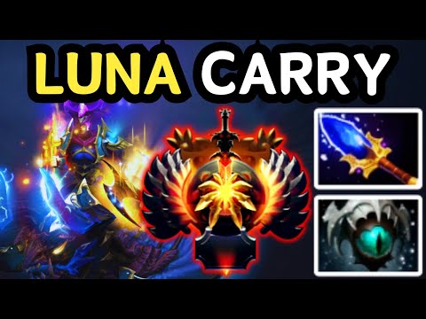🔥 THIS IS HOW TO PLAY UNSTOPPABLE LUNA CARRY | DOTA 2 🔥