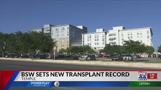 BSW Sets New Transplant Record
