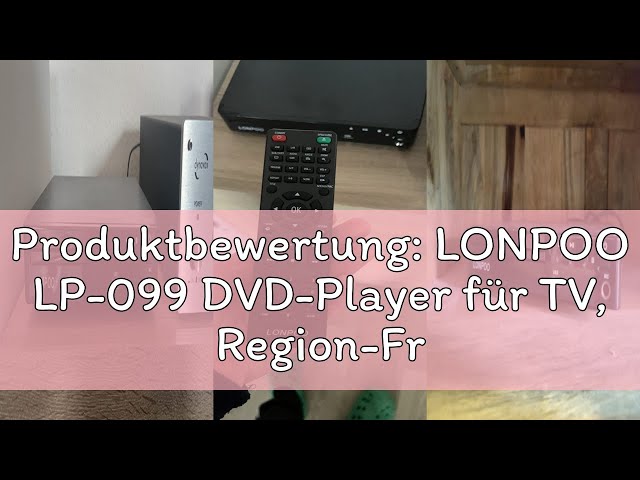 Vídeo relacionado con LP-099 Reproductor de DVD (Full HD 1080P, HDMI Output, Entrada USB, Multi Region Code Zone Gratis) Compatible con JPEG y MP3