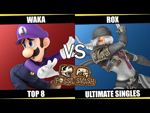 Fossil Smash 2023 Top 8 - Waka(Luigi) Vs. Rox(Sheik)  SSBU Ultimate Singles