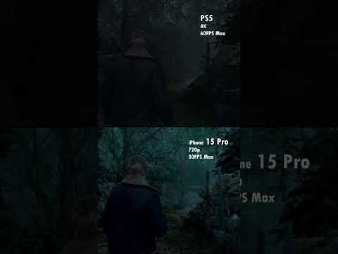 iPhone 15 Pro as a GAMING CONSOLE vs. PS5 #residentevil4