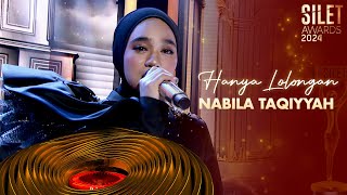 Download lagu Nabila Taqiyyah - Hanya Lolongan | SILET AWARDS 2024 mp3