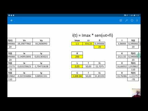 Esercizi di calcolo correnti e tensioni vettoriali in circuiti RLC puri