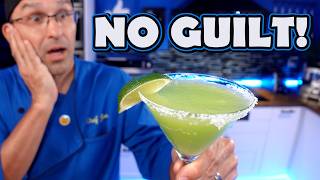 I Made Perfect Skinny Frozen Margaritas FROM SCRATCH in a Ninja Slushi!