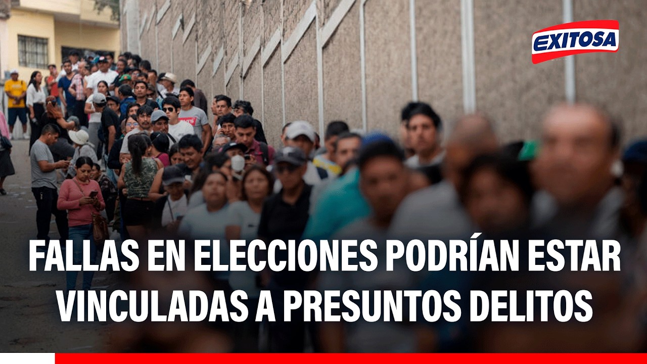 🔴🔵 Fallas en elecciones podrían estar vinculada a presuntos delitos de colusión y cohecho en la ONPE