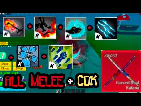 CDK ONE SHOT Combo with ALL MELEE | Roblox Blox Fruits | Tutorial