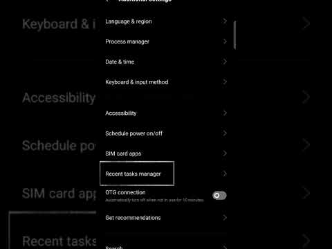 How to Turn On Recent Task Manager in Realme | Recent Task Manager kaise on karen| #realme | #shorts