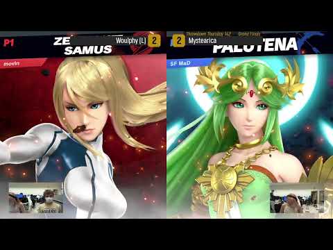 Throwdown Thursday 142 - Grand Finals - Woulphy [L] (ZSS/Greninja) vs Mystearica (Peach/Palutena)