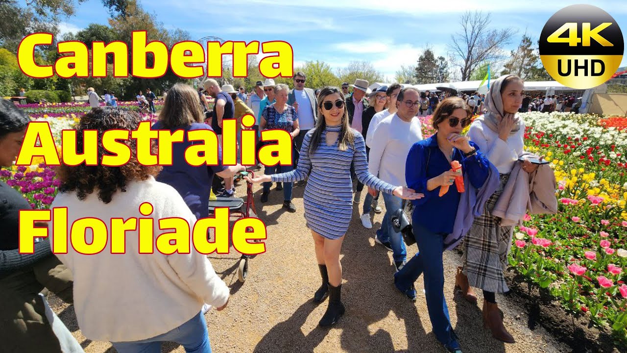 Experience colorful Floriade at Commonwealth Park.