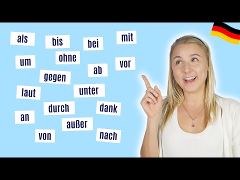 ALLE Präpositionen: Nominativ, Akkusativ, Dativ, Genitiv │Deutsch lernen