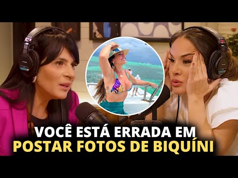 Fernanda Brum confronta apresentadora do SBT durante entrevista