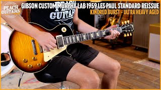 Video thumbnail for Gibson Custom Murphy Lab 1959 Les Paul Standard Reissue | Kindred Burst - Ultra Heavy Aged by The Peach Boutique