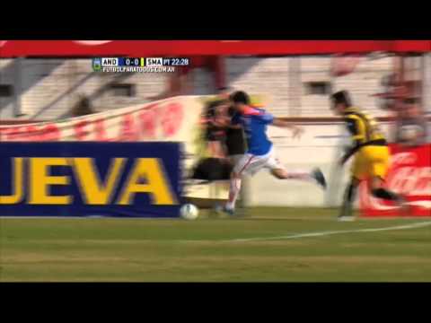 ¿Penal, amarilla o nada? Los Andes 0 - Santamarina 0. Fecha 23. Primera B Nacional 2015. FPT.