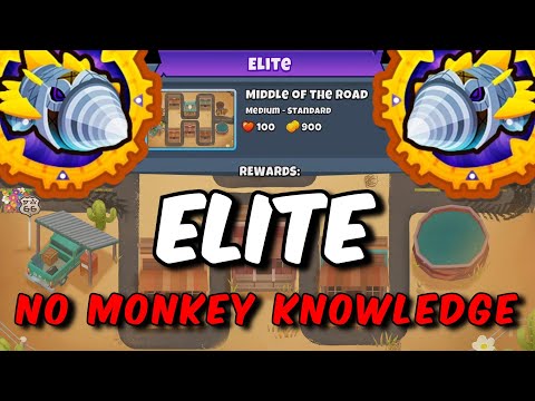 BTD6 Dreadbloon Elite | No Monkey Knowledge | Middle Of The Road