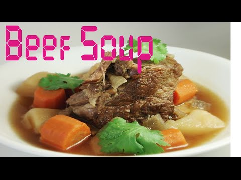Beef Soup/ How To Make Khmer Beef Soup
