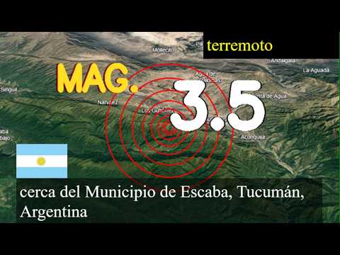 😱🚨  Terremoto cerca del Municipio de Escaba, Tucumán, Argentina actualizaciones en vivo hoy: Terremo