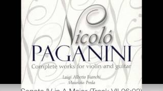 Paganini  - Complete works for violin and guitar CD 1-9