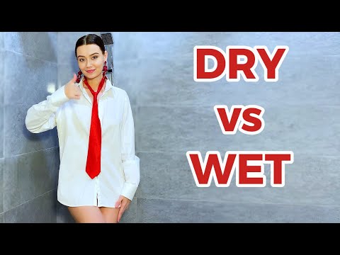 Transparent Clothes Haul Dry vs Wet | See-Through Try-On