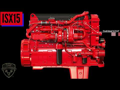 ISX15 Parts Location/Parts location on Cummins ISX15/ Familiarize with ISX15/ Parts location ISX15