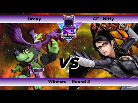Flynn's Arcade 055 Winners Round 2 - Brony (Banjo & Kazooie) Vs CF | Nitty (Bayonetta) Ssbu Ultimate