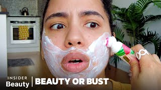 Nair Cream Removes Facial Hair In Minutes | Beauty Or Bust | Insider Beauty