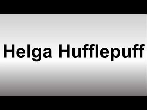 How to Pronounce Helga Hufflepuff (HARRY POTTER)