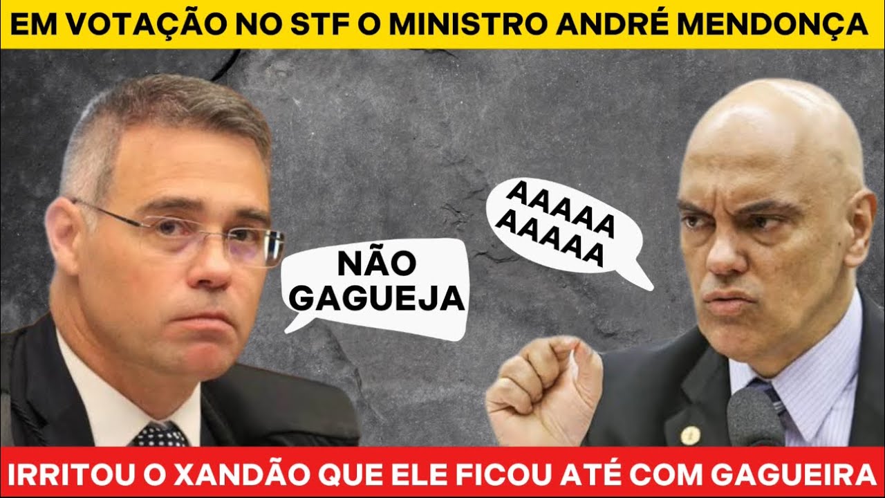 Xandão FREEZES, STUTTERS and almost FREAKS OUT with André Mendonça! HILARIOUS scene!