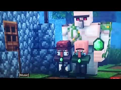 Villager Disco Party! from Villager vs Pillager Life 11 [COVID-19] - Minecraft Animation | Reversed