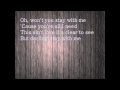 Hannah Trigwell stay with me lyrics 