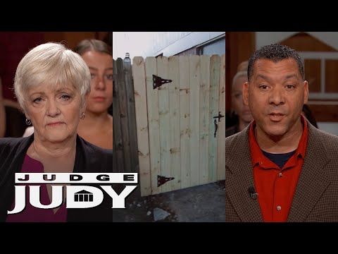 Woman Tears Down Neighbor's Fence!