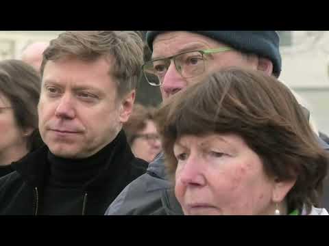 Ostermarsch der Linken am 08. 04. 2023 in Potsdam - TP Presseagentur Berlin