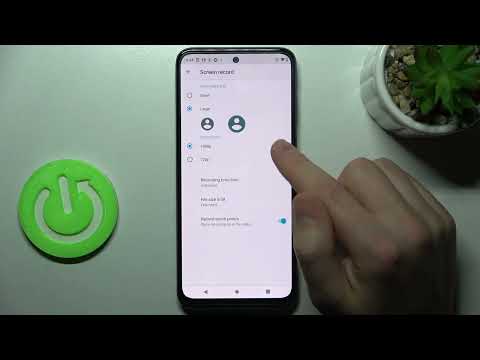 How to Change Selfie Video Size in Screen Recorder on Motorola Moto G31?