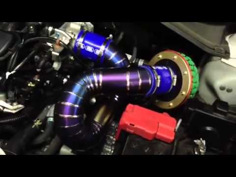 Honda Brio_Titanium Air Intake with HKS Filter 's sound By YS Racing