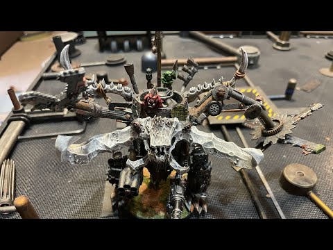 40K Ork Deff Dread Scratch Built Conversion