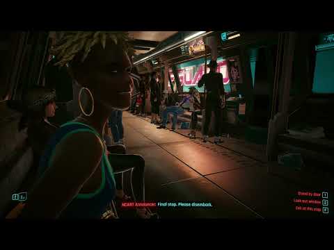 Cyberpunk 2077 Phantom liberty.  Update v2.1 NEW Night City Metro System NCART