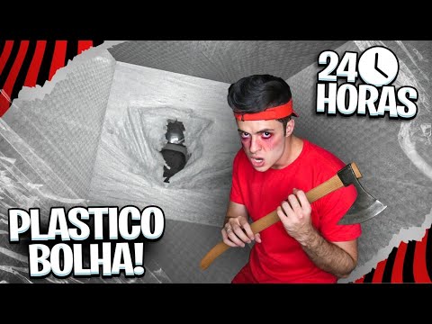 TRAPPED INSIDE 100 LAYERS OF BUBBLE WRAP! (CAN WE GET OUT?)