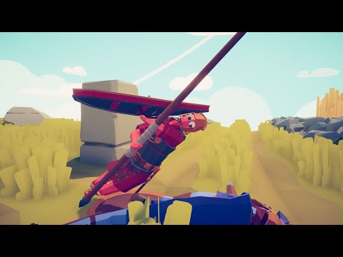 All Roman units VS Greek Hoplite | TABS Custom Battles